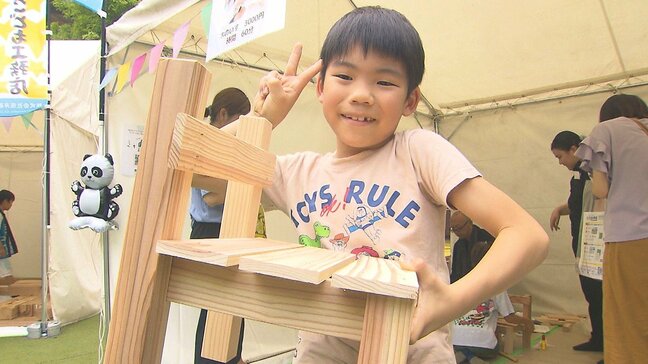 「木工体験イベント」子どもたちが椅子やコースターづくりに挑戦　大分|TBS NEWS DIG