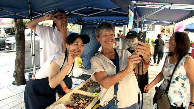 休日にお出かけ朝ご飯はいかが？国際通りで初めての「朝市」|TBS NEWS DIG