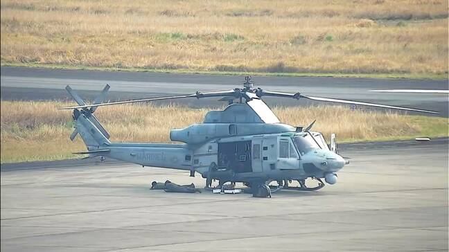 奄美空港に駐機して5日経過、米軍ヘリの整備続く　日米訓練に向け佐賀へ飛行中　鹿児島|TBS NEWS DIG