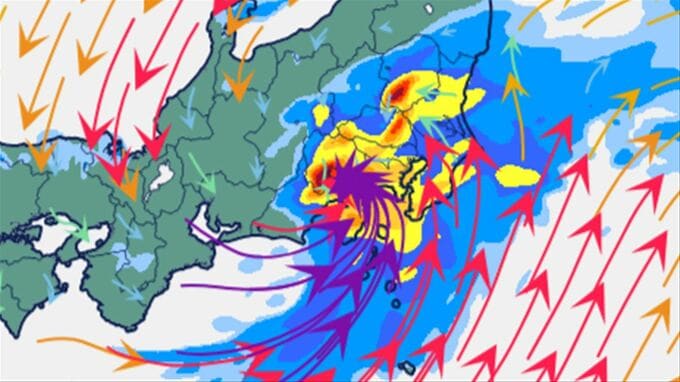 【台風情報】台風15号　四国、近畿、東海、関東甲信、東北　５日夜のはじめ頃にかけ線状降水帯のおそれ　【進路予想・雨と風のシミュレーション・発雷確率】|TBS NEWS DIG