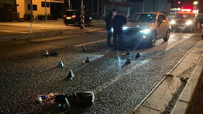 国道の横断歩道を渡っていた52歳の女性が乗用車にはねられ死亡　現場は片側2車線の見通しの良い直線道路　青森県八戸市|TBS NEWS DIG