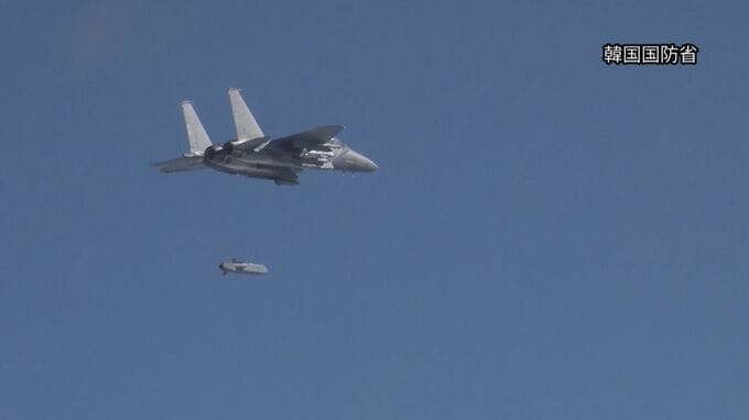 韓国軍が空対地ミサイル発射訓練の映像公開　核使用に言及する北朝鮮へのけん制が狙い|TBS NEWS DIG