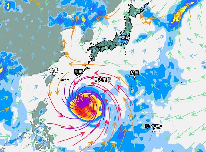 【台風のたまご】発生へ　気象庁予想天気図に「熱帯低気圧」　“風速20ｍ以上”に発達し沖縄の南に進む予想も【雨・風シミュレーション7月10日（金）まで】台風情報に今後注意|TBS NEWS DIG