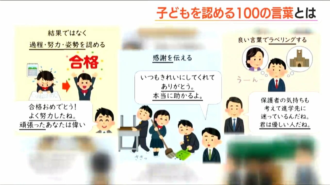 「認知・関心・肯定・称賛」の4つを大切に…SNSで話題『子どもを認める100の言葉』 | TBS NEWS DIG