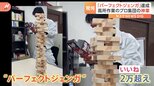 こんなの見たことない!ひとつもミスらない“パーフェクトジェンガ”達成!!高所のプロ集団が驚異のバランス感覚を披露|TBS NEWS DIG