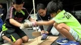 小学生が火の安全な使い方を学ぶ「火育」学習 火起こし体験やガスコンロの使い方など【岡山・真庭市】|TBS NEWS DIG