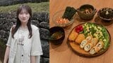 【 秋元真夏 】「もぐ。」ロケでゲットした食材で「チーズチキンカツ・サーモンタルタル・蛤のお吸い物」等々 フォロワー絶賛「なんて完璧なご飯なんでしょう」【 #割烹まなつ 】|TBS NEWS DIG