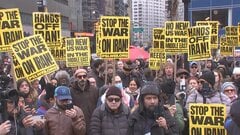 「イランでの戦争をやめろ」全米で抗議デモ　イギリス・ロンドンでも反戦デモ　イラン攻撃から1週間| TBS CROSS DIG with Bloomberg