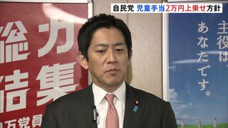 児童手当2万円上乗せへ　経済対策に盛り込む方針　自民党・小林政調会長が明らかに 所得制限設けない方針　必要金額4000億円程度の見通し| TBS CROSS DIG with Bloomberg
