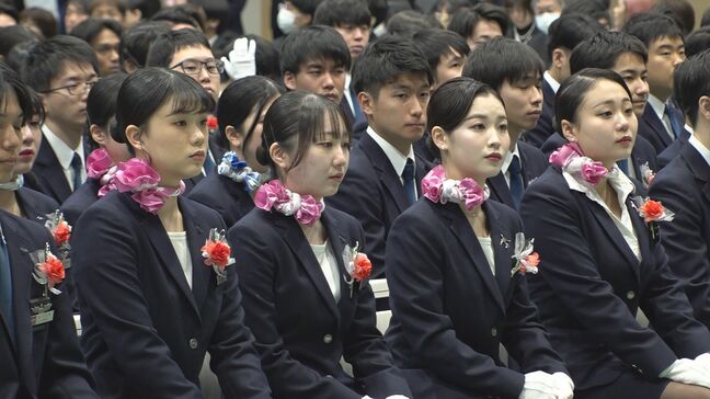 「本来であれば石川の能登の地で全員そろって卒業」日本航空高校石川と大学校の卒業式が山梨の系列校で開かれる　|TBS NEWS DIG