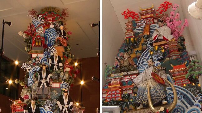 【博多祇園山笠　今年の飾り山笠】一番山笠・東流　　二番山笠・中洲流　　「いい出来映えだよね、毎年楽しみにしている」|TBS NEWS DIG