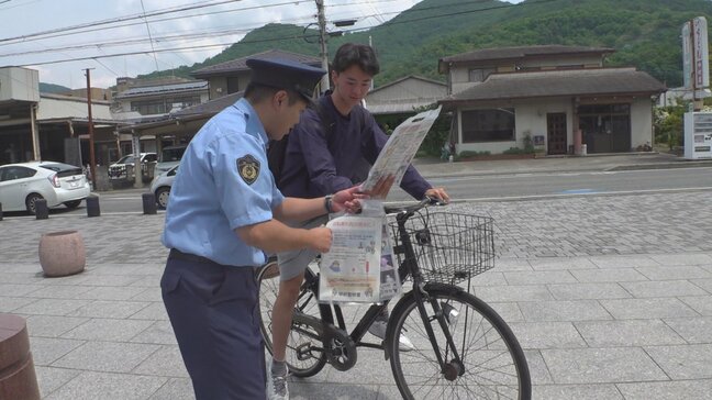 “自転車から離れるときは短時間でも鍵を掛けて” 6月9日「ロックの日」に大学などで街頭活動 山梨|TBS NEWS DIG