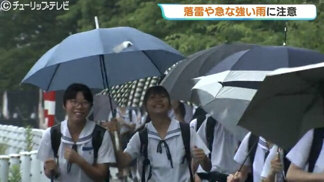 雨の1日 梅雨らしくじめじめでも6月上旬並みの過ごしやすい気温 夕方まで雷雨に注意 富山|TBS NEWS DIG