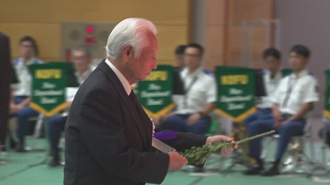 戦後80年 甲府空襲などで命を落とした人たちの合同慰霊式 遺族らが祈り捧げる 山梨|TBS NEWS DIG