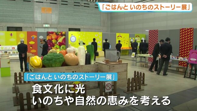 食文化に光を当て 食につながる命や自然の恵みを考える「ごはんといのちのストーリー展」|TBS NEWS DIG