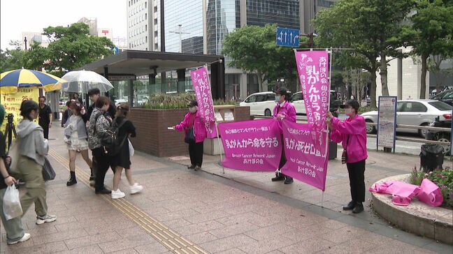 母の日にあわせて乳がんキャンペーン|TBS NEWS DIG