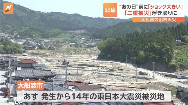 「二重被災」の状況が浮き彫りに　山林火災・避難指示解除の岩手・大船渡市　あす発生から14年迎える東日本大震災の被災地の一つ|TBS NEWS DIG