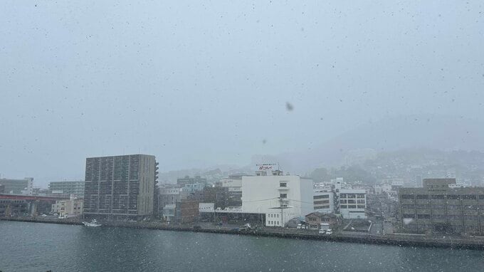 長崎市内では屋根にうっすらと雪　今後の雪の見通し|TBS NEWS DIG