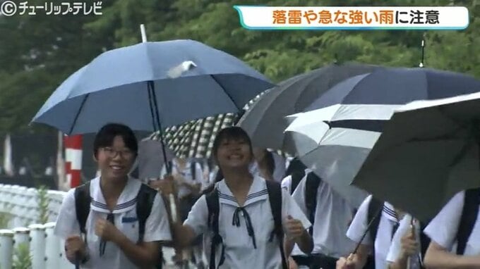 雨の１日 梅雨らしくじめじめでも６月上旬並みの過ごしやすい気温 夕方まで雷雨に注意 富山　|　富山のニュース｜天気・防災｜チューリップテレビ