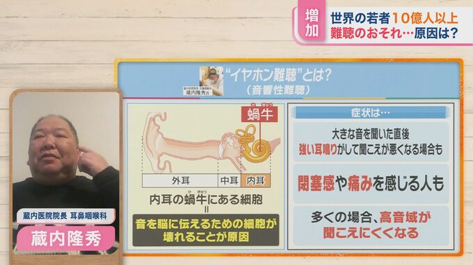 世界の若者10億人が難聴のおそれ “イヤホン難聴”に要注意！今すぐできる対策を医師に聞く【ひるおび】|TBS NEWS DIG
