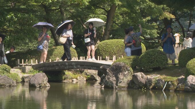 18日も蒸し暑い1日に 猛暑の3連休最終日 観光地にぎわう　|　石川県のニュース｜MRO北陸放送
