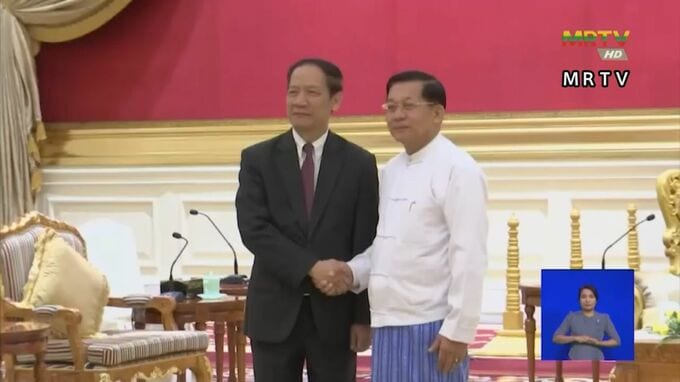 ASEAN議長国ラオスの特使がミャンマー軍トップと会談　ミャンマーの民主派巻き込み和平計画進展なるか