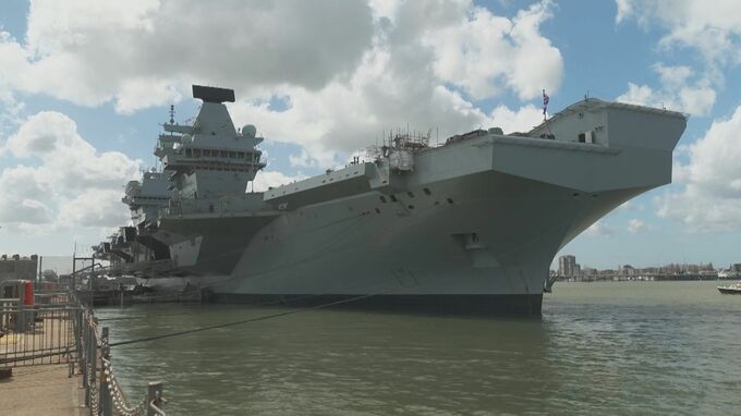 英海軍の空母がインド太平洋へ出航　今年夏には日本寄港で自衛隊との演習も|TBS NEWS DIG