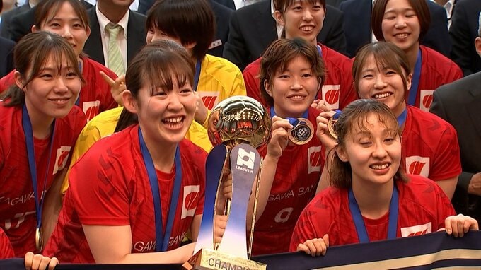 「来季は全てのタイトルを！」リーグH初優勝の香川銀行シラソルが喜びの報告会【ハンドボール】|TBS NEWS DIG