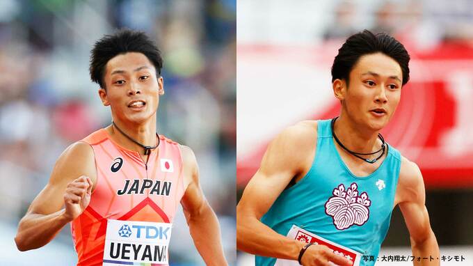 男子200m 鵜澤飛羽が流して20秒56の全体トップ、上山紘輝が20秒83で決勝進出【陸上アジア選手権】|TBS NEWS DIG
