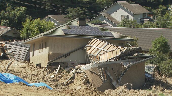 男性1人死亡…大雨の土砂災害現場で土のう設置など応急対策　山口・平生町|TBS NEWS DIG