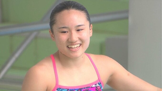 飛込界のサラブレッド・金戸凜、世界最高難度の新技“５３３７Ｄ”を初披露【日本学生選手権】|TBS NEWS DIG