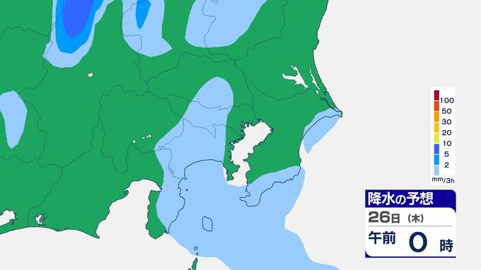 関東地方・伊豆諸島　“警報級”大雨の可能性　多いところで1時間に40mm予想　土砂災害や浸水に警戒を【雨風シミュレーション】熱帯低気圧の影響　|　富山のニュース｜天気・防災｜チューリップテレビ