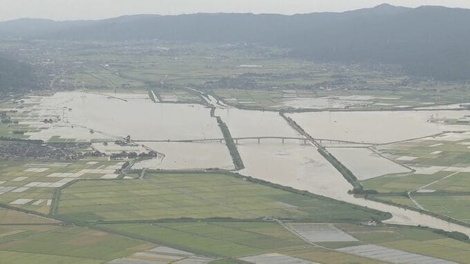 邑知潟周辺の冠水「今週末にも解消へ」 8月豪雨で400ヘクタール以上に被害 石川・羽咋市|TBS NEWS DIG