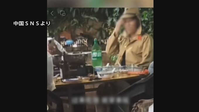 中国　旧日本軍の軍服を着た女性　5日間の拘留処分|TBS NEWS DIG