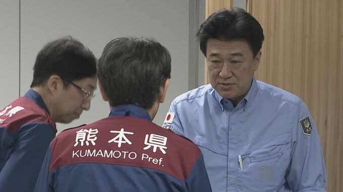 熊本地震で被害を受けた私立学校施設を新たに激甚災害に追加指定へ　熊本視察中の木原官房長官が表明