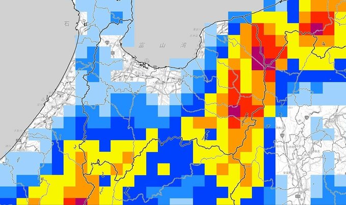 【大雪情報】富山県からの緊急呼びかけ　大雪に伴う厳重警戒と交通規制について【雪と雨のシミュレーション】　|　富山のニュース｜天気・防災｜チューリップテレビ