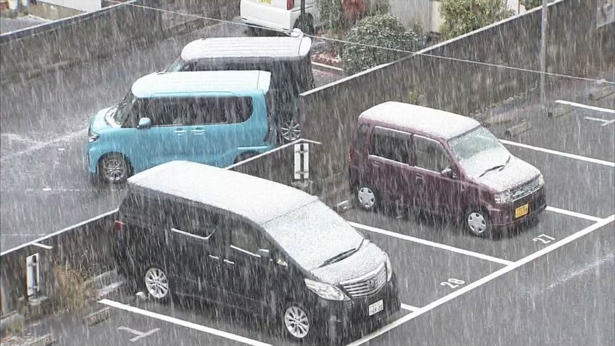 冬本番へ…鳥取と松江で「初雪」ともに去年より13日遅い観測 | BSS