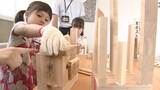 「木と一体になった感じがした」モデルハウスで建築現場の端材を使った工作【岡山】|TBS NEWS DIG