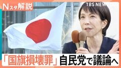 なぜ今？「国旗損壊罪」自民党で議論開始　高市総理の悲願、外国国旗との「法的な矛盾」解消へ【Nスタ解説】| TBS CROSS DIG with Bloomberg