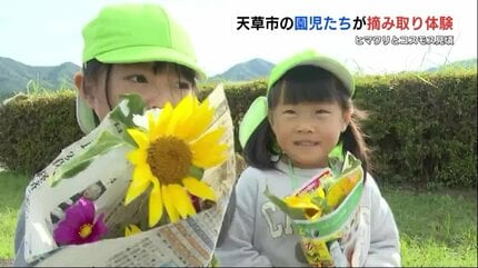 みんなで植えたヒマワリ、両手いっぱいに抱きしめて 「秋の花束」誰に