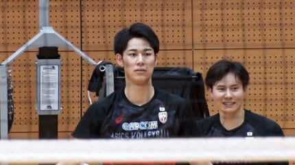 バレー男子日本代表、世界バレーに向け薩摩川内で合宿中 最年少・甲斐