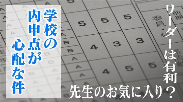 高校受験を左右する“内申点” 教師の主観は？ 名古屋市の一部の中学校で｢相対評価｣使用か 広沢一郎市長も問題視　|　名古屋・愛知・岐阜・三重のニュース【CBC news】 | CBC web