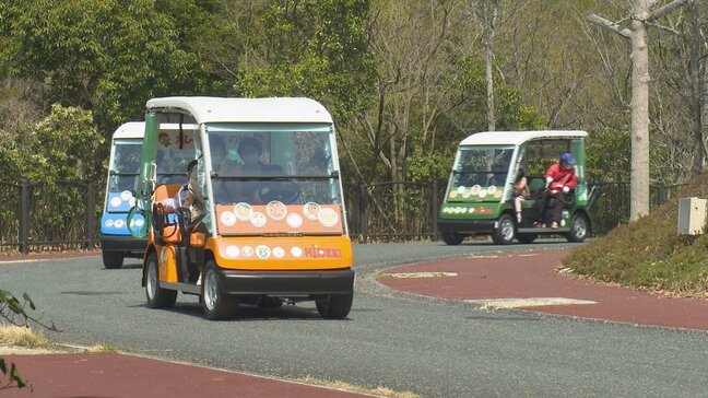 自動運転カートが児童と接触し乗り上げる　実況見分中には追突事故も　愛媛・こどもの城|TBS NEWS DIG