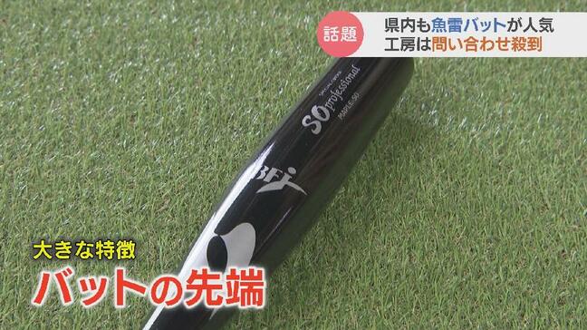 メジャーで注目「魚雷バット」　県内強豪チームも購入「これまでの倍は打てそう」　バットメーカーでは問い合わせが殺到　富山|TBS NEWS DIG