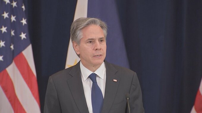 「南シナ海でのいかなる脅迫、強制に反対」米国務長官“中国念頭”に…「フィリピンとの協力を再確認」|TBS NEWS DIG