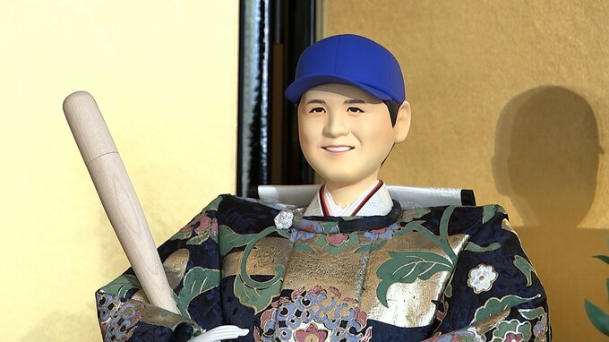 大谷翔平と北口榛花がひな人形に！今年の「期待びな」アスリート五人飾りがお披露目|TBS NEWS DIG