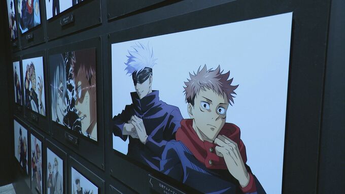 人気アニメ｢呪術廻戦｣の世界観を再現 松坂屋名古屋店で展覧会 原画や絵コンテなど貴重な資料を展示 4月5日まで　|　名古屋・愛知・岐阜・三重のニュース【CBC news】 | CBC web