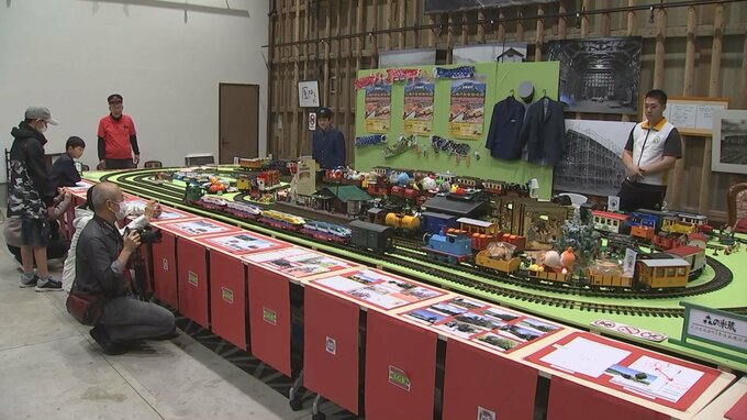 機関庫まつりを前にＧゲージ鉄道模型の運転会　大分　|　大分のニュース｜OBS NEWS｜大分放送