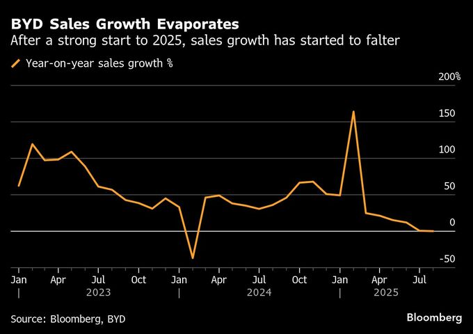 テスラ超えから暗転、苦難続きの中国BYD失速－QuickTake