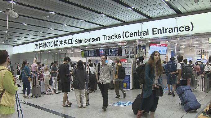 あすの台風7号の交通情報　新幹線は新大阪駅を中心に計画運休　日本航空と全日空で計500便以上が欠航|TBS NEWS DIG